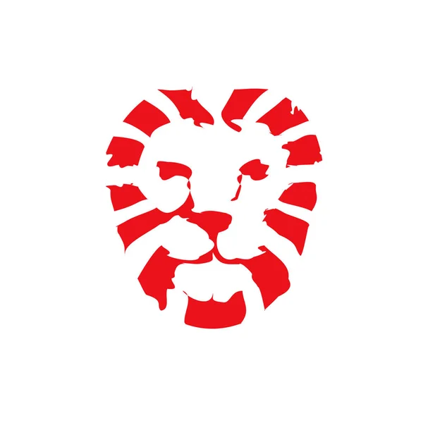 Lion Huvud Logotypen Vektor Lejonkungen Head Sign Koncept Lions Head — Stock vektor