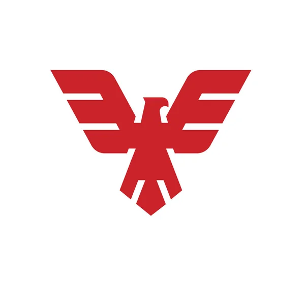 Eagle Hlavy Logo Šablona Hawk Maskot Grafiky Vektorové Logo Orel — Stockový vektor