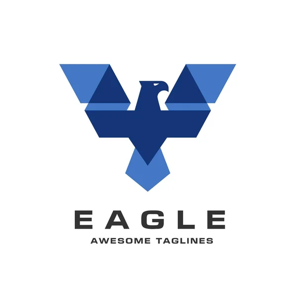 Αετός Δημιουργική Φτερά Λογότυπο Πρότυπο Λογότυπο Φορέα Φαλακρός Αετός Αετός — Διανυσματικό Αρχείο