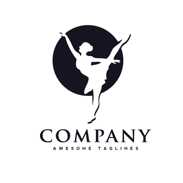 dance club logo,Ballerina in dance logo. Perfect for ballet school or studio, dance studio, performance, banner, poster. Ballet dance pose logo