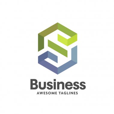 S harfi geometrik logo vektör, yaratıcı modern ve basit harf S logosu, modern mektup logo S o S harfi e-ticaret logosu