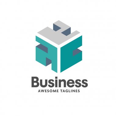 Emlak ve inşaat Logo tasarım vektör, mektup ayc logosu