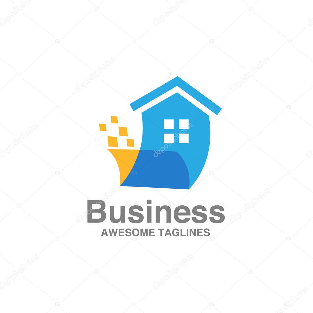 Creative home list for sale logo vector, home sales logo vector, house search logo vector, searching for a house sale concepts, Icon for real estate renovation