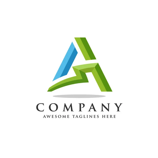 Letter Lightning Logo Icon Design Template Elements Flash Letter Logo — Stock Vector