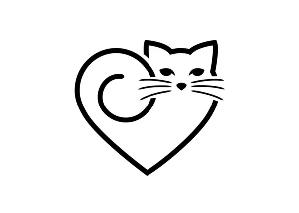 cats with heart icon cartoon vector illustration graphic design Stock  Vector Image & Art - Alamy