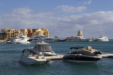 El Gouna marina gemilerle.
