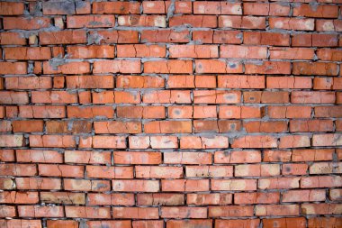 eski kırmızı tuğla duvar dokusu arkaplanı