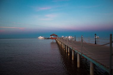 Mısır'ın Kızıldeniz üzerinden pier