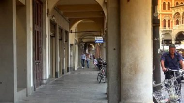 Padua, İtalya - 2016: Palazzo della Ragione Padua eski belediye binası, Ultra Hd 4k, gerçek zamanlı.