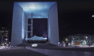 Paris, Fransa - 12 Kasım 2014: Grand kemer (