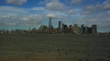 Panoramik New York City, gerçek zamanlı, ultra hd 4k