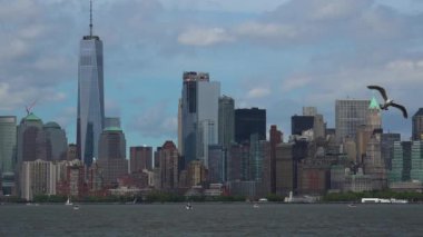 Panoramik New York City, gerçek zamanlı, ultra hd 4k