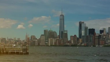Panoramik New York City, gerçek zamanlı, ultra hd 4k