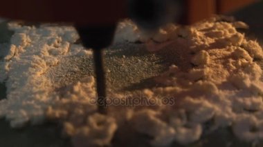 Küçük freze makinesi cam elyaf malzeme, Ultra Hd 4 k, gerçek zamanlı otomatik olarak kesilir