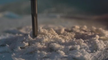 Küçük freze makinesi cam elyaf malzeme, Ultra Hd 4 k, gerçek zamanlı otomatik olarak kesilir