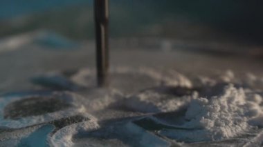 Küçük freze makinesi cam elyaf malzeme, Ultra Hd 4 k, gerçek zamanlı otomatik olarak kesilir