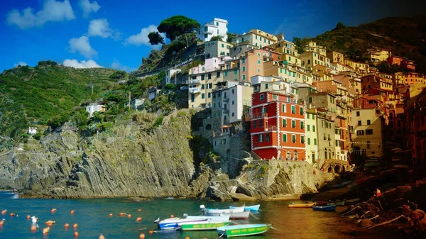 Πόλη του Ρίο Maggiore, Cinque Terre, Ιταλία — Φωτογραφία Αρχείου