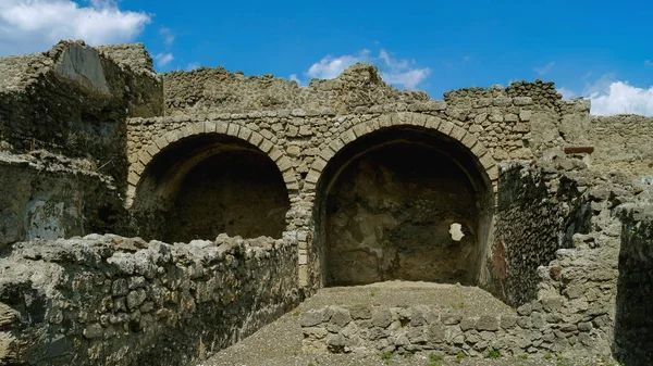 La Ciudad Antigua Pompeya, Monumento Histórico en Italia —  Fotos de Stock