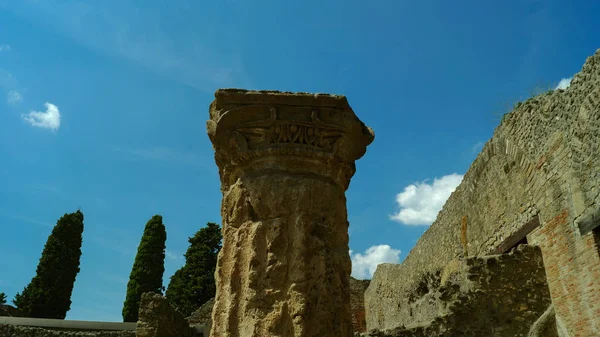 Den staden antika Pompeji, historiska landmärke i Italien — Stockfoto