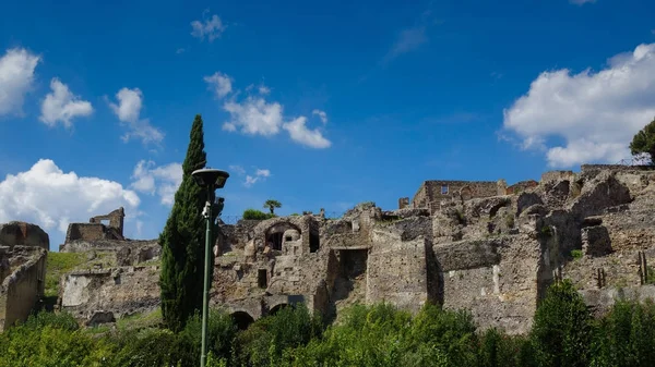 La Ciudad Antigua Pompeya, Monumento Histórico en Italia — Foto de Stock