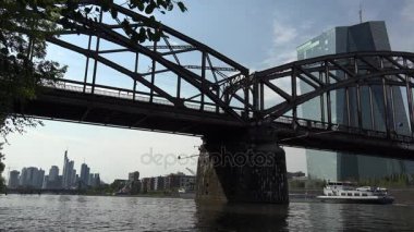 Yeni Avrupa Merkez Bankası Merkez Frankfurt, Almanya. gerçek zamanlı