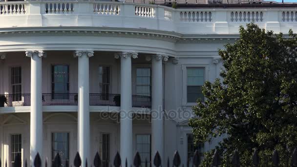 Washington, Dc, Verenigde Staten - Circa 2017: De ellips, officieel genaamd President Park South is een park gelegen net ten zuiden van het witte huis-hek. — Stockvideo