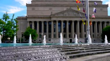 Washington Dc, ABD-2017 yaklaşık: Ulusal Arşivler şehir merkezinde Dc bina. Milli Arşiv ve Kayıtlar İdaresi olan Amerika Birleşik Devletleri hükümetinin bağımsız bir ajans.