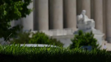 Washington Dc - 2017 yaklaşık: Çözülmüş Birleşik Yargıtay Binası Washington DC'de bir parlak yaz gününde vurdu,