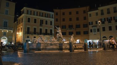 Piazza navona (navona Meydanı), Roma, İtalya