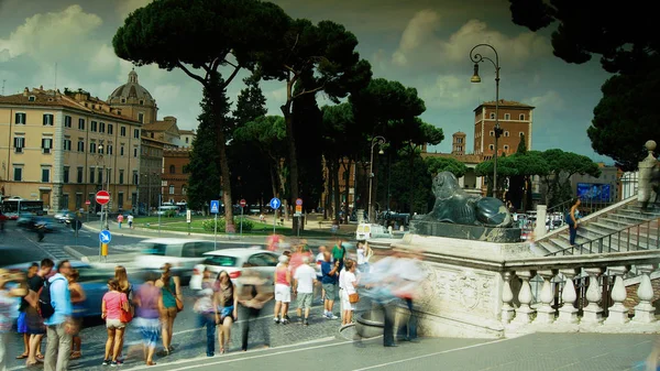 Piazza del Campidoglio på Capitolium i Rom. — Stockfoto