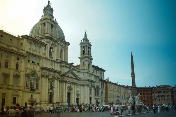 Piazza Navona a Roma, Italia — Foto Stock