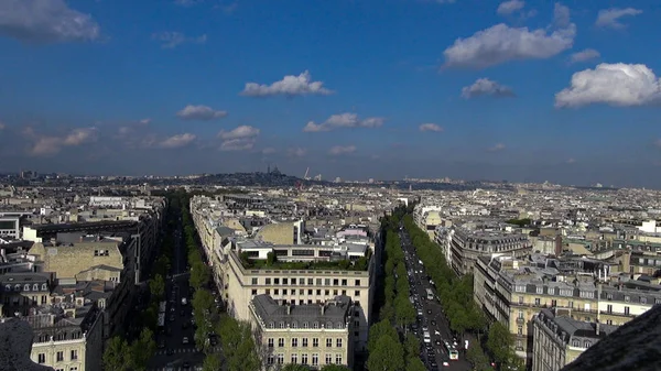 Cityscape de Paris, vista aérea — Fotografia de Stock