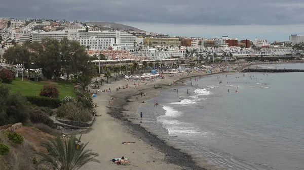 Tenerife Spain Circa 2019 Коста Адеже Дуже Популярне Місто Туристів — стокове фото