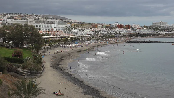 2019年西班牙特内里费岛 科斯塔阿德热是一个深受游客欢迎的城市 那里有很多旅游景点和海滩 — 图库照片