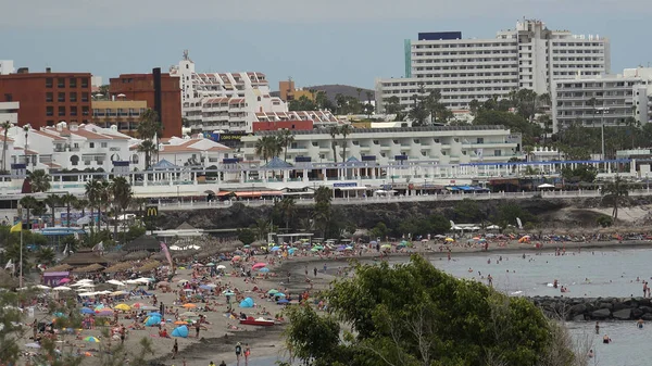 Tenerife España Circa 2019 Costa Adeje Una Ciudad Muy Popular —  Fotos de Stock