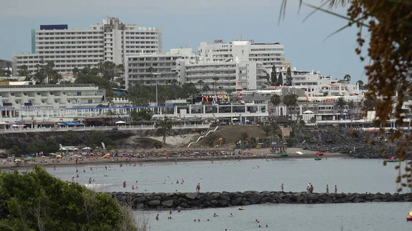 Tenerife España Circa 2019 Costa Adeje Una Ciudad Muy Popular —  Fotos de Stock