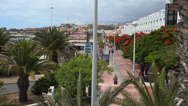 Τενερίφη Ισπανία Circa 2019 Costa Adeje Είναι Πολύ Δημοφιλής Πόλη — Φωτογραφία Αρχείου