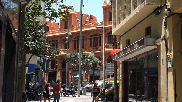 Santa Cruz Tenerife Canarische Eilanden Spanje Circa 2019 Stedelijke Zone — Stockfoto