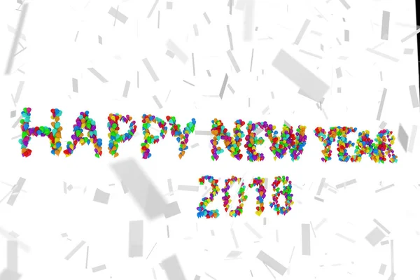 The words Happy New Year — Stock Photo, Image