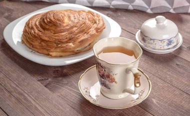 Tatlı tarçın topuz rulo girdap 