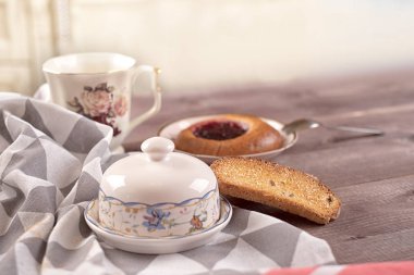 Bir tereyağı yemek