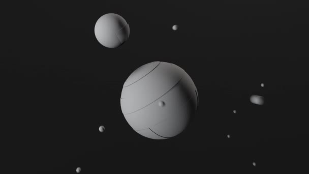 球を抽象化します Cgi モーション背景 — ストック動画