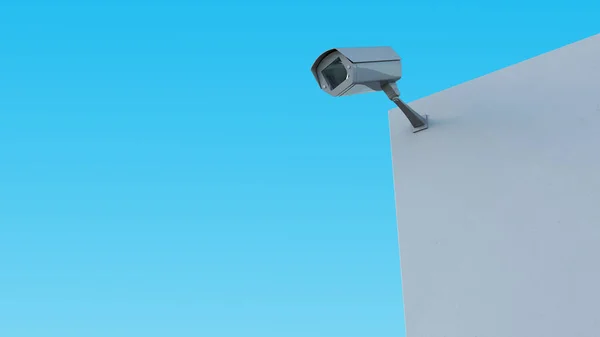 Cámara de seguridad CCTV en la pared —  Fotos de Stock