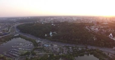 Şehir Panorama günbatımı
