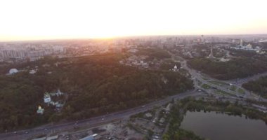 Şehir Panorama günbatımı