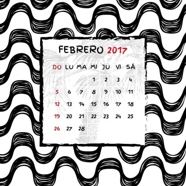 İspanyol takvim 2017.