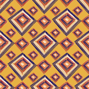 Dikdörtgen mandala desen