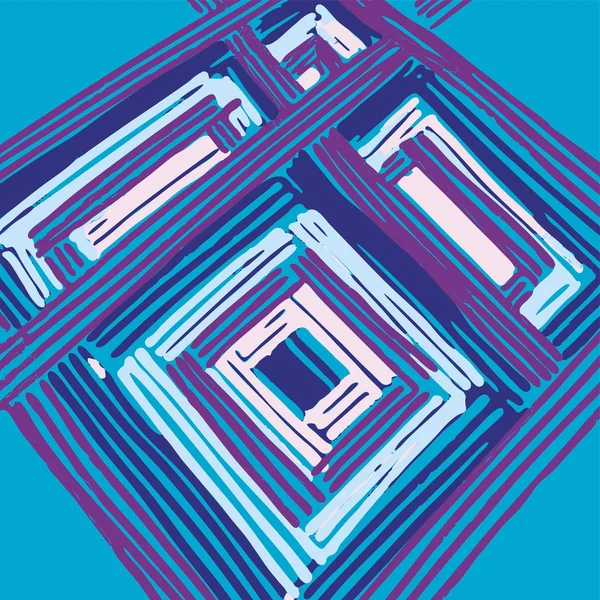 Dikdörtgen mandala desen