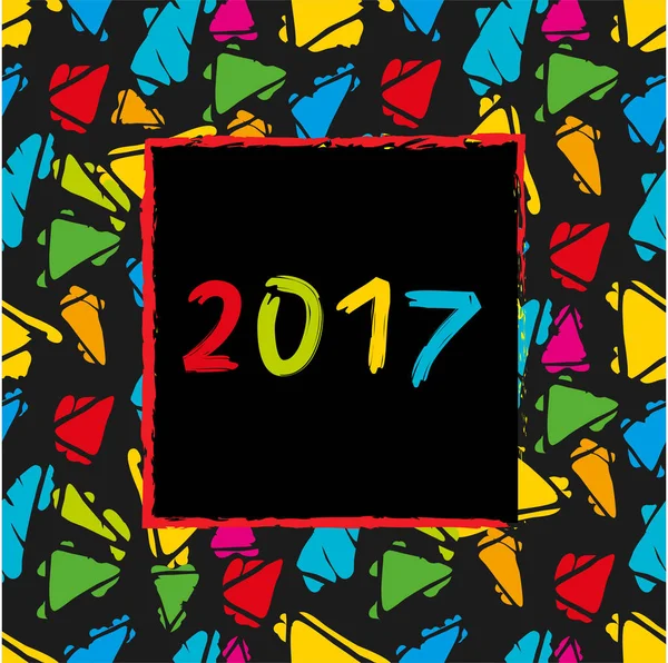 İspanyol takvim 2017 şablonu.