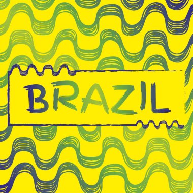 Ipanema Plajı desen seti.